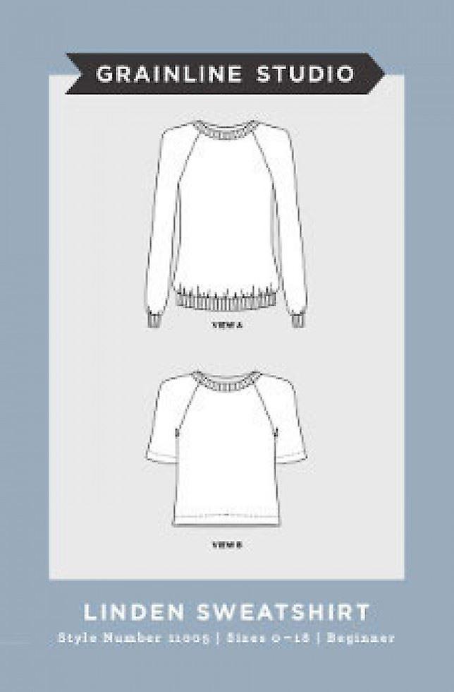Grainline Studio Paper Sewing Pattern Linden Sweatshirt