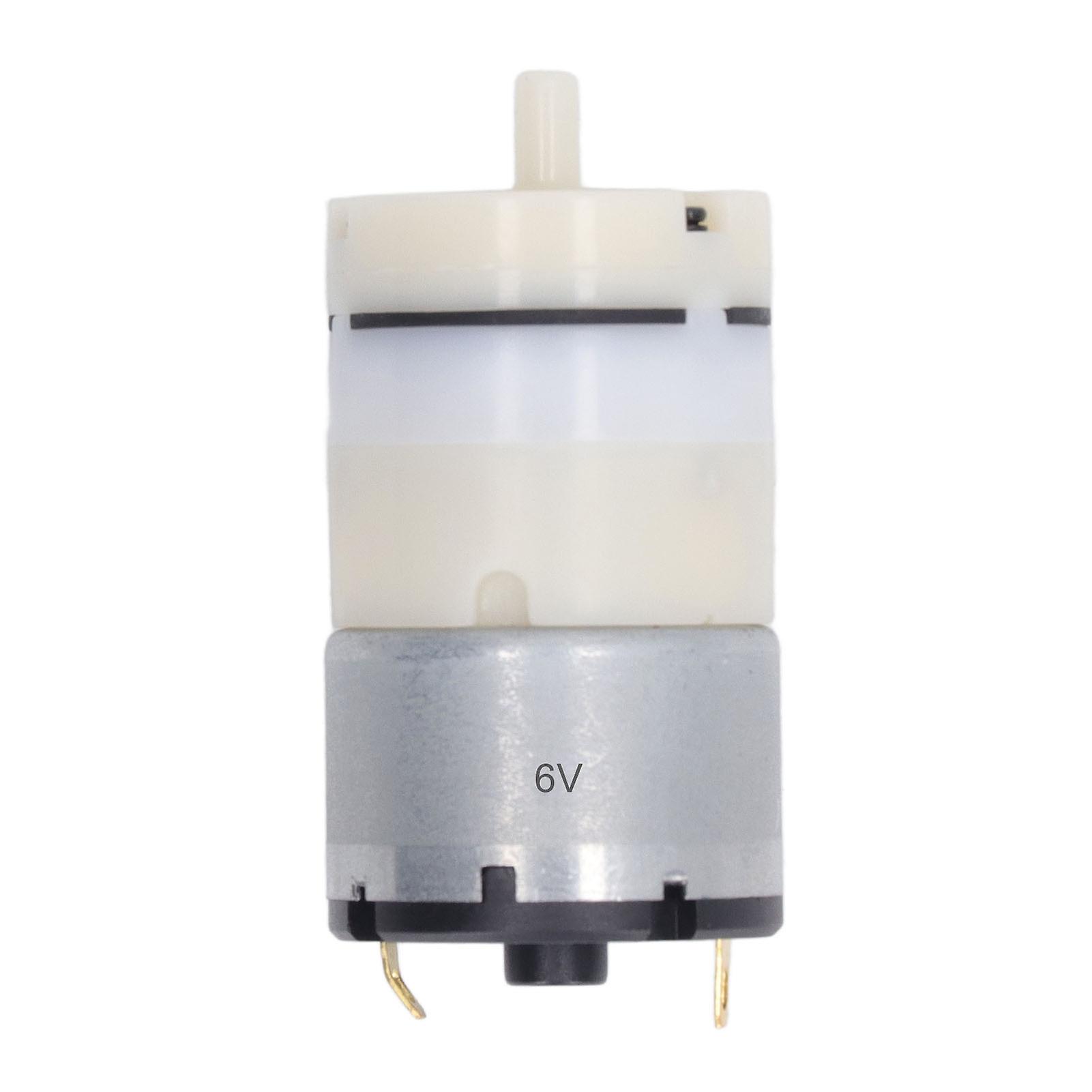 DEWIN Mini Air Pump Motor, High Efficiency Anti Corrosion Copper Core Coil Low Noise Vacuum Pump for Fish Tank 6V