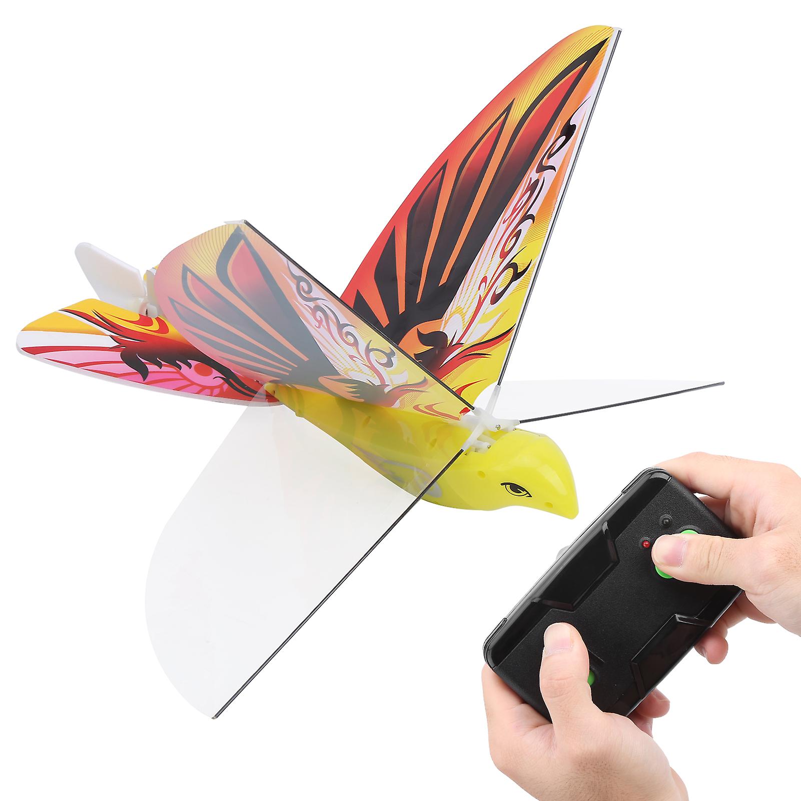 RC E ‑Bird Toy Game Highly Simulation 2.4GHz Remote Control EBird Children Kid Toy (Orange)