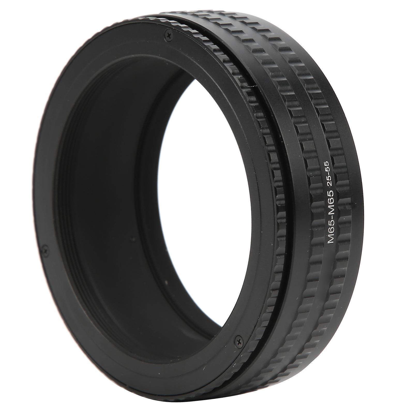NEWYI M65-M65 25-55mm Adjustable Focusing Helicoid Adapter for Camera, Macro Extension Tube