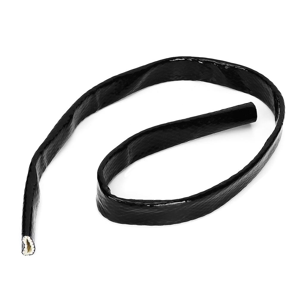 AN12 Black Fire Sleeve Braid Heat Shield 0.7in ID 3.3ft Length