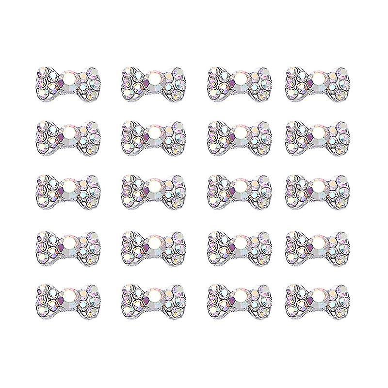 20pcs Bow Nail Gems
