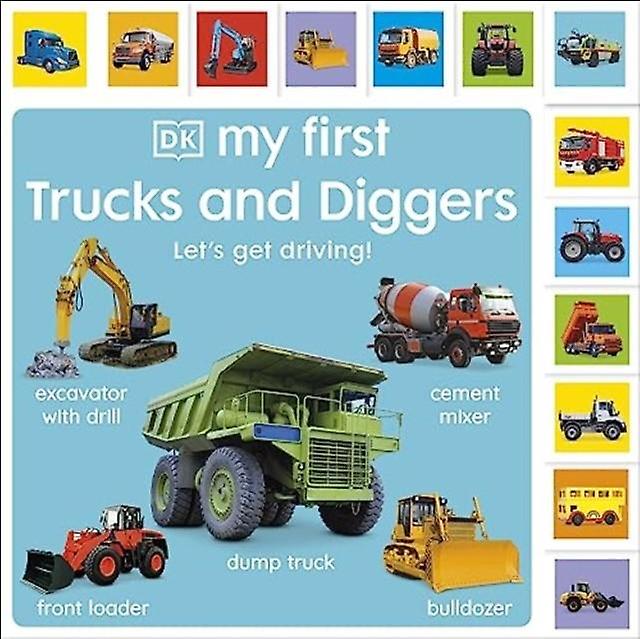 My First Trucks And Diggers Lets Get Driving by DK Paperback Book