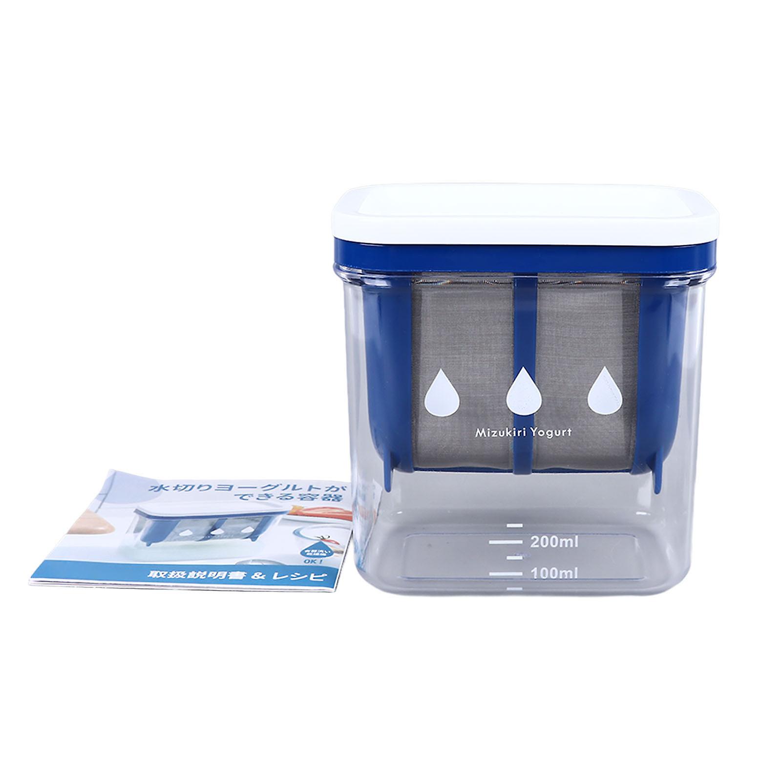 Yogurt Filter Efficient Filtration AS Resin Stainless Steel Large Capacity Whey Separator Yogurt Strainer