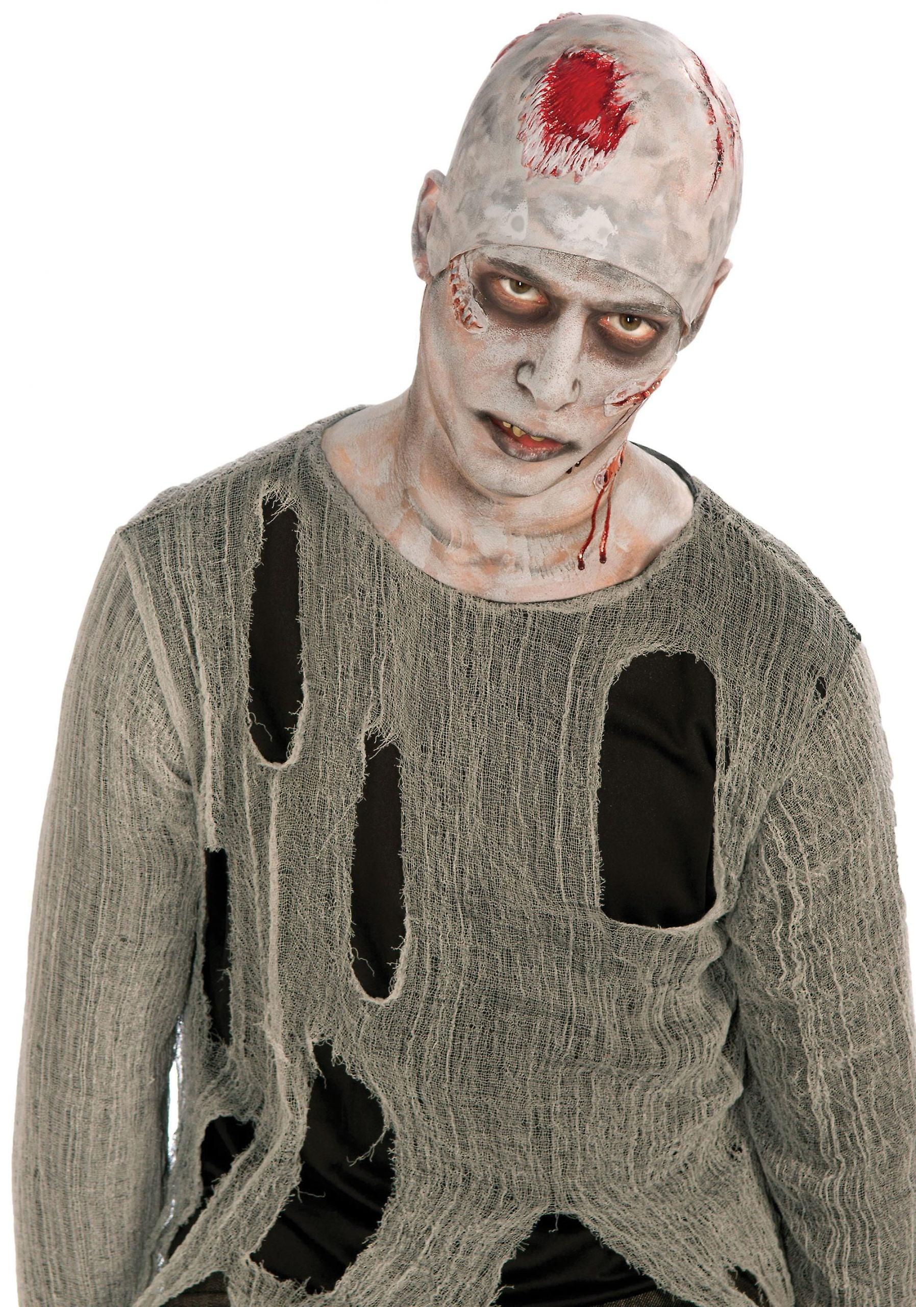 Zombie Bald Cap Miscellaneous Disguises Male X72516