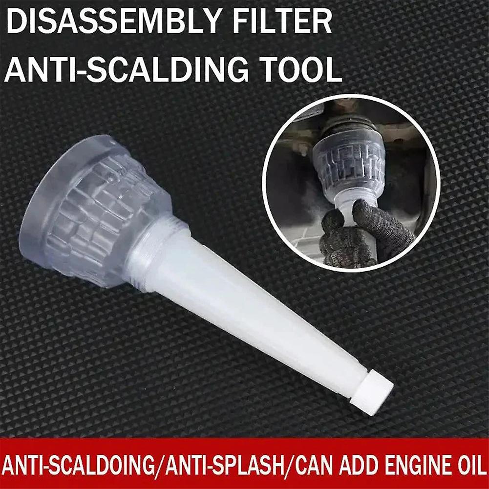 Oil Filter Removal Oil Funnels for Automotive Use Sturdy Vehicle Oil System Tools for DIY Enthusiasts