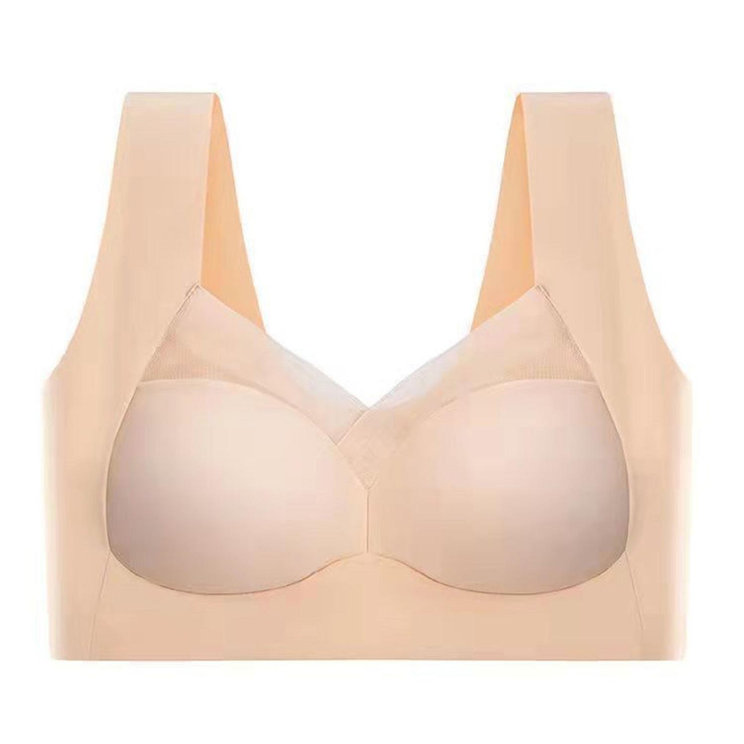 Lynsie Bra Strapless Mesh Sexy Seamless Push up Wireless Anti Sagging Plus Posture Correcting Comfor