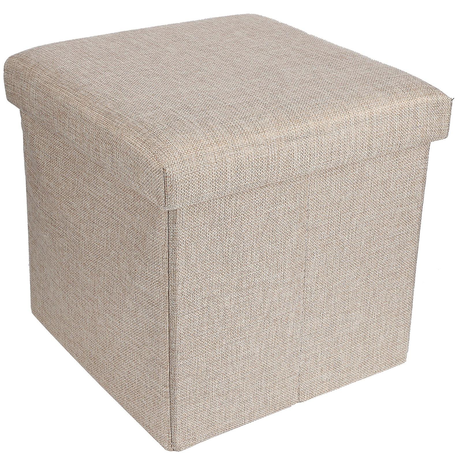 Multifunction Foldable Storage Stool Foot Rest Stool Storage Box Bench Space Saving for HomeL