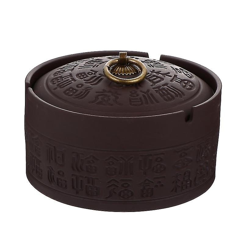 1set Purple Sand Ashtray