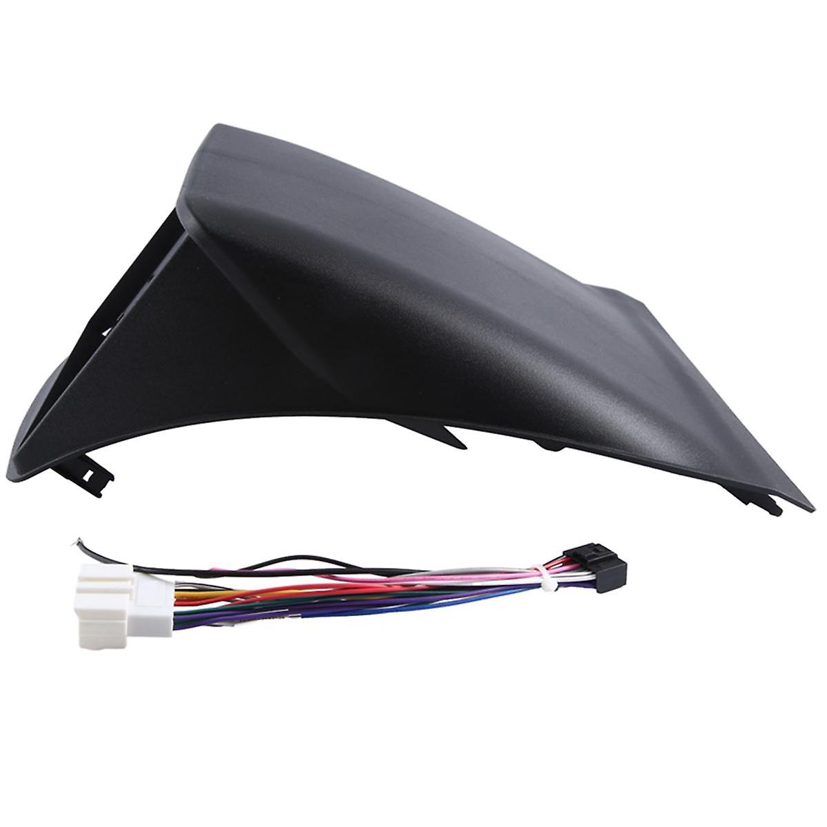 9インチ カーラジオフェイシア スポーツ L200 トリトン 2008-2016 ダッシュフレーム 2 DINパネル DVD