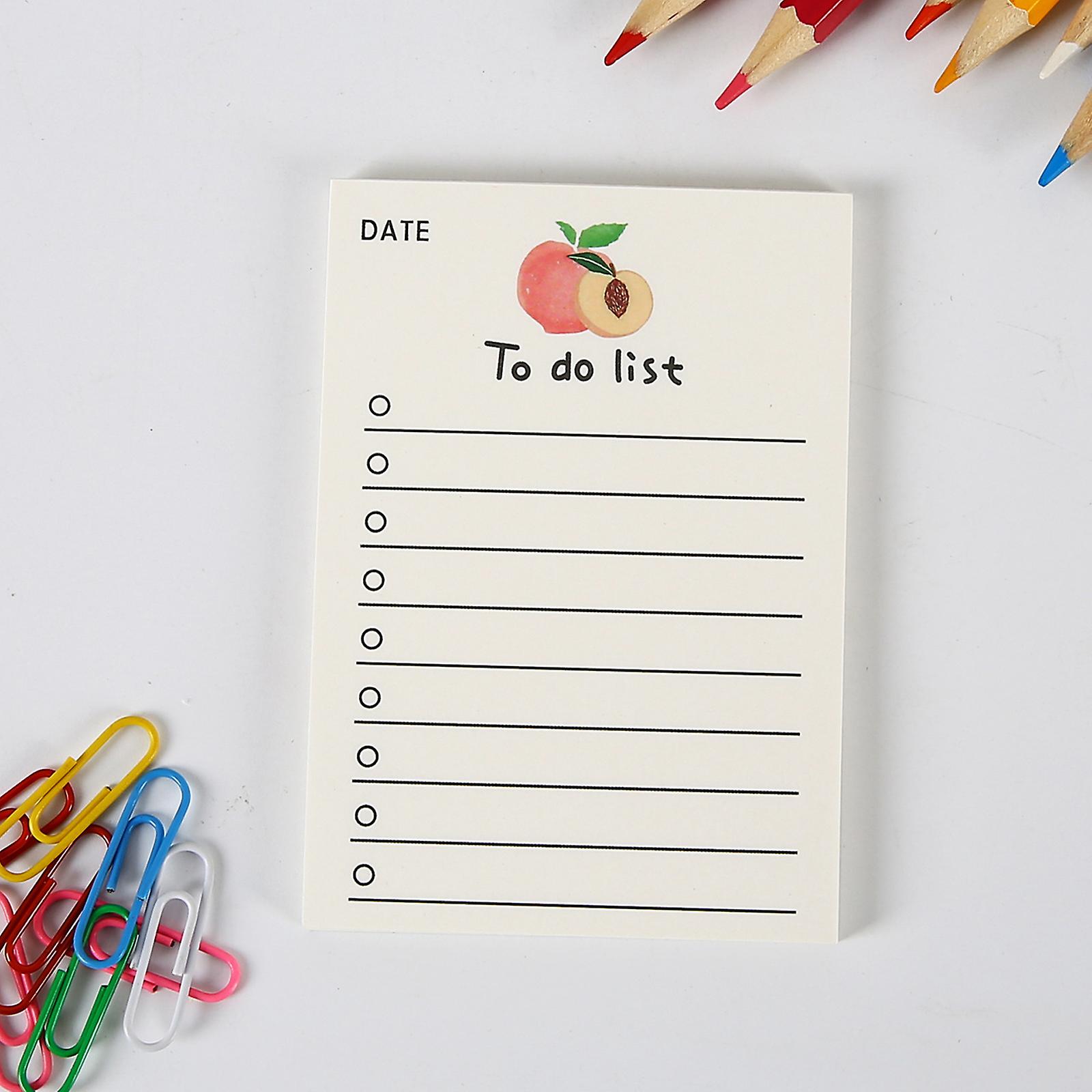 Assorted Note Pad Message Paper for Shopping Lists Reminders and Appointments