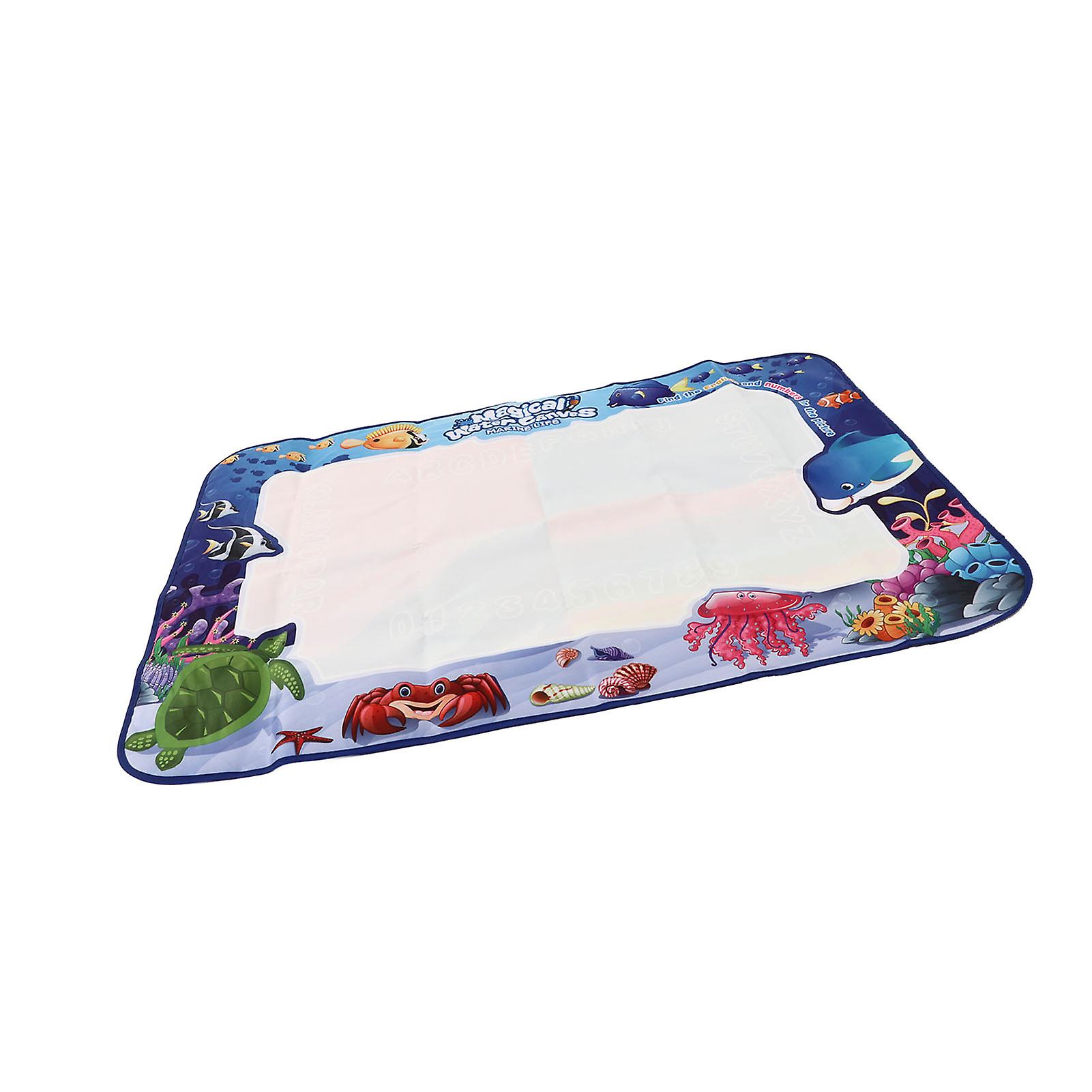 Water Drawing Mat 100x80cm Foldable Waterproof Nylon Doodle Mat