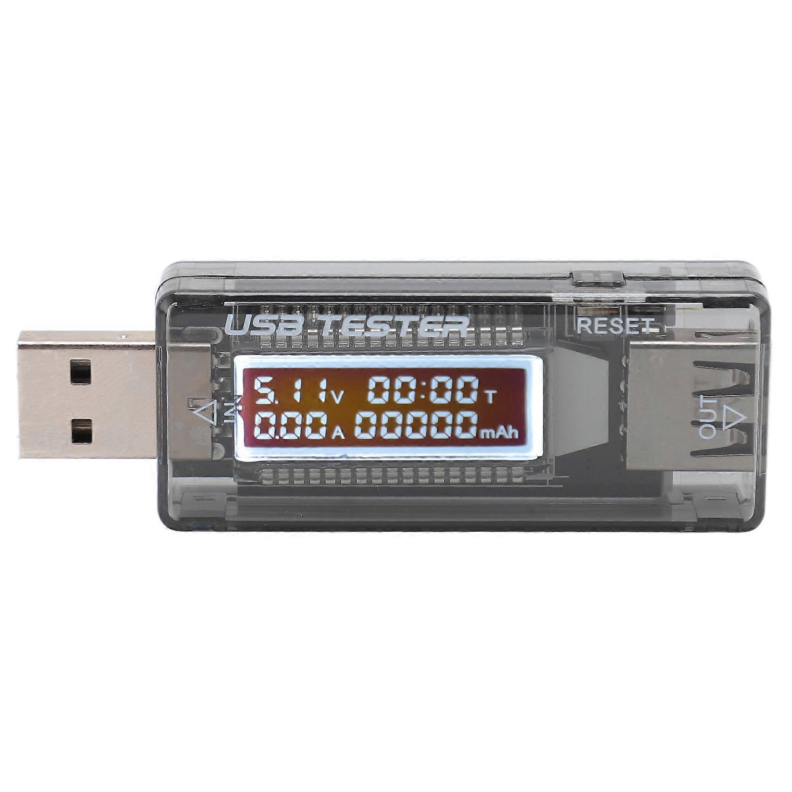 KWS V21 USB Voltmeter Ammeter Load Tester 4?30V 0?3A 0 To 99999mAh USB Tester Multimeter Digital for Laboratories