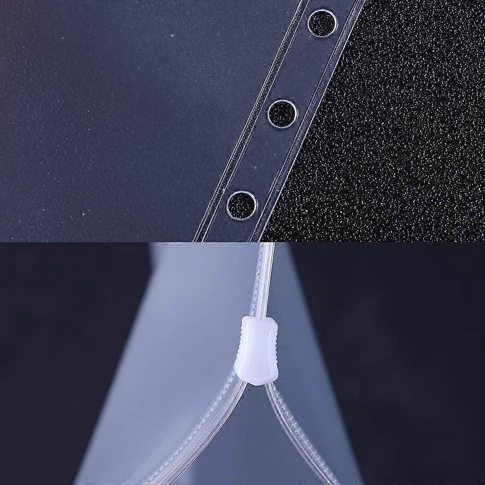 Pack of 12 A6 binder pockets zipped envelopes for 6 ring binder files loose-leaf pockets 17.8 x 10.2 cm.