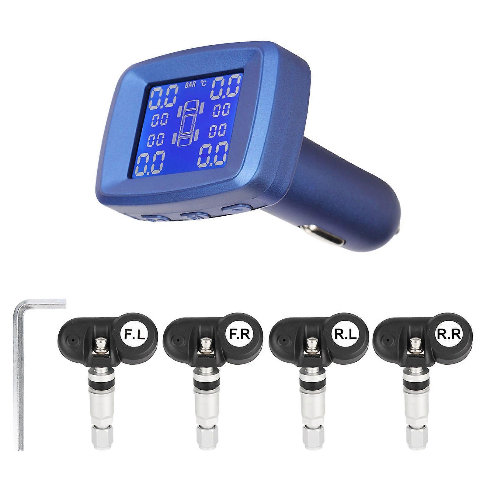 2-Zoll-LCD-Display TPMS Wireless Car Truck Reifendrucküberwachungssystem Universal (intern) E2U ~ 01