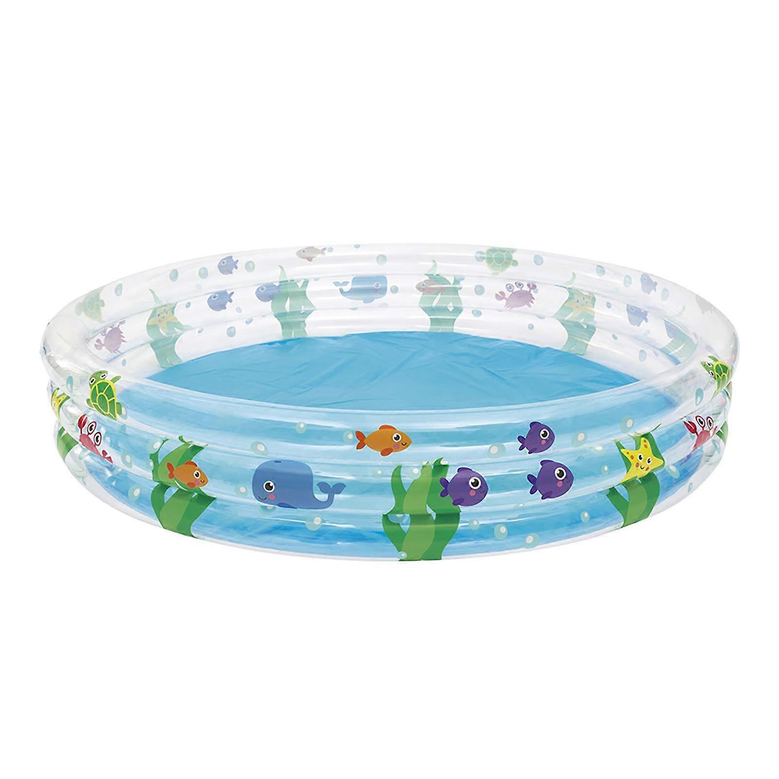 Deep Dive Round Inflatable Pool 3 Tubes 183 x 30 cm