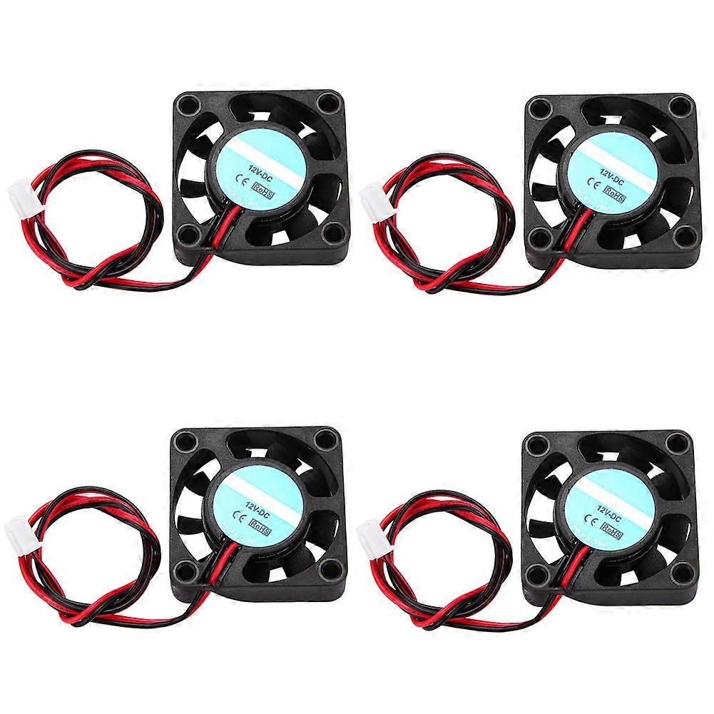 4Pcs 3D Printer Assembly Part for Makerbot High speed Cooling Fan 12V 7000RPM 6.7CFM