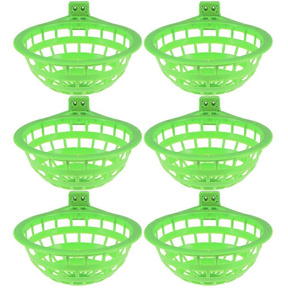 6pcs Bird Nests Pigeon Hatching Nest Hanging Cage Nest for Pan Finch Parrot Canary