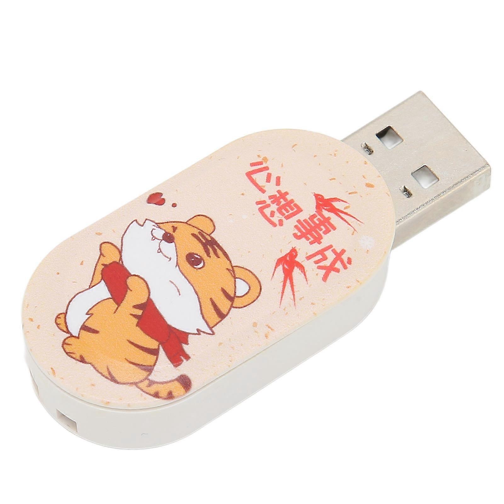 Cartoon U Disk Cute Animal Pattern Anti Electromagnetic Interference USB2.0 Flash Drive Memory DeviceThings Come From Your Heart 128GB