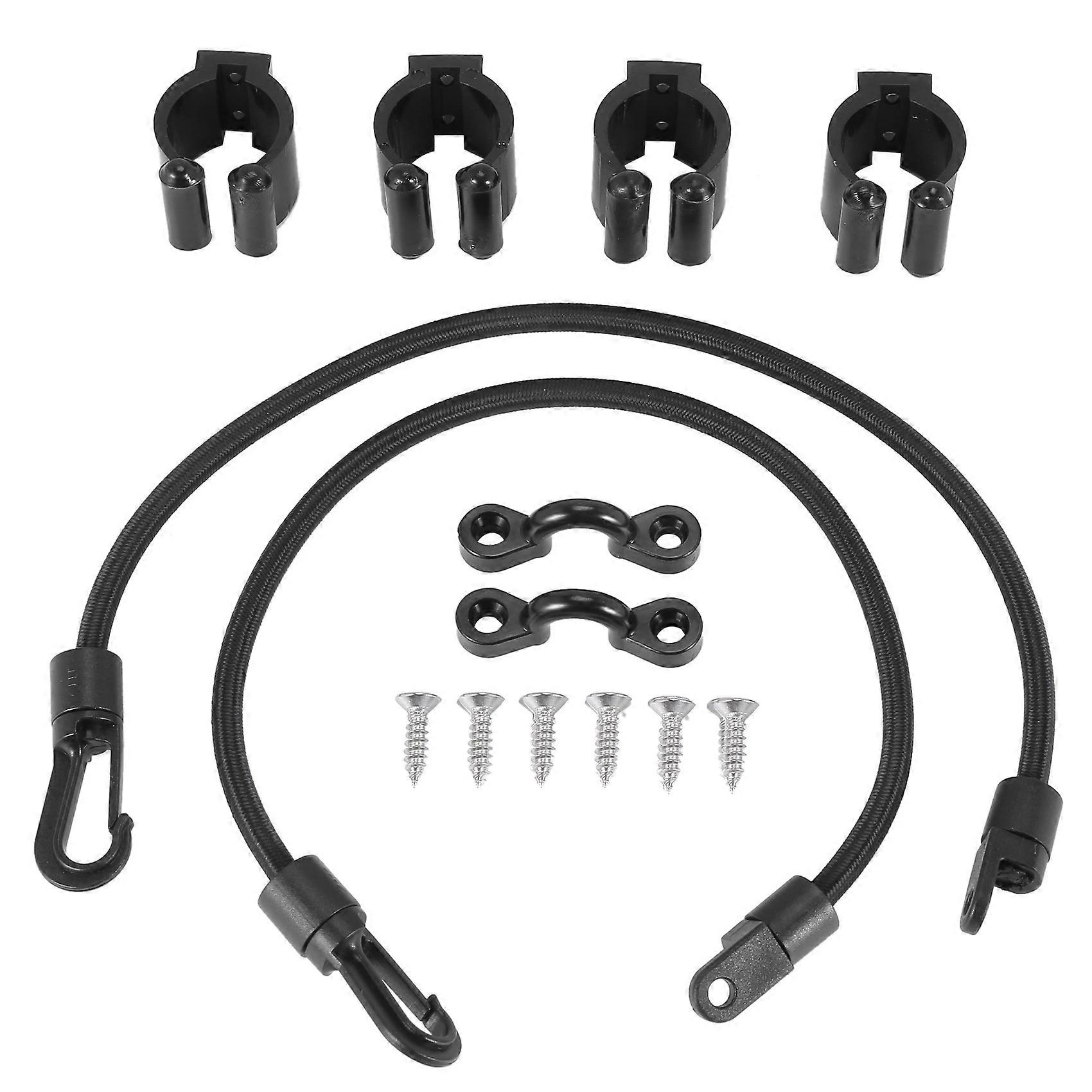 Kayak Boat Fishing Rod Straps Belt Holder Pole Rack Clips Clamps Paddle Clip Deck Mount Connector f