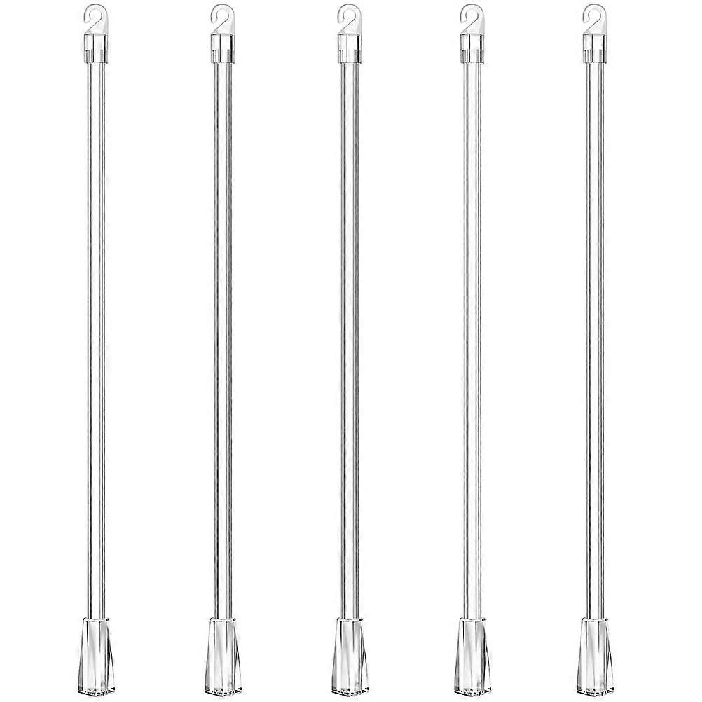 5pcs Blind Wand Vertical Blinds Replacement Parts Blind Rod with Tail Hooks