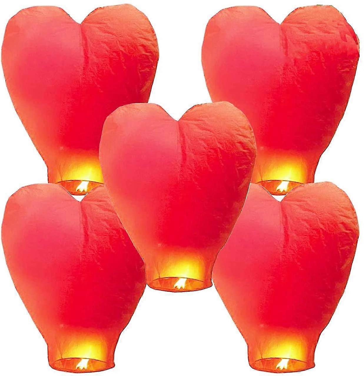 Heart Shaped Kongming Laternen
