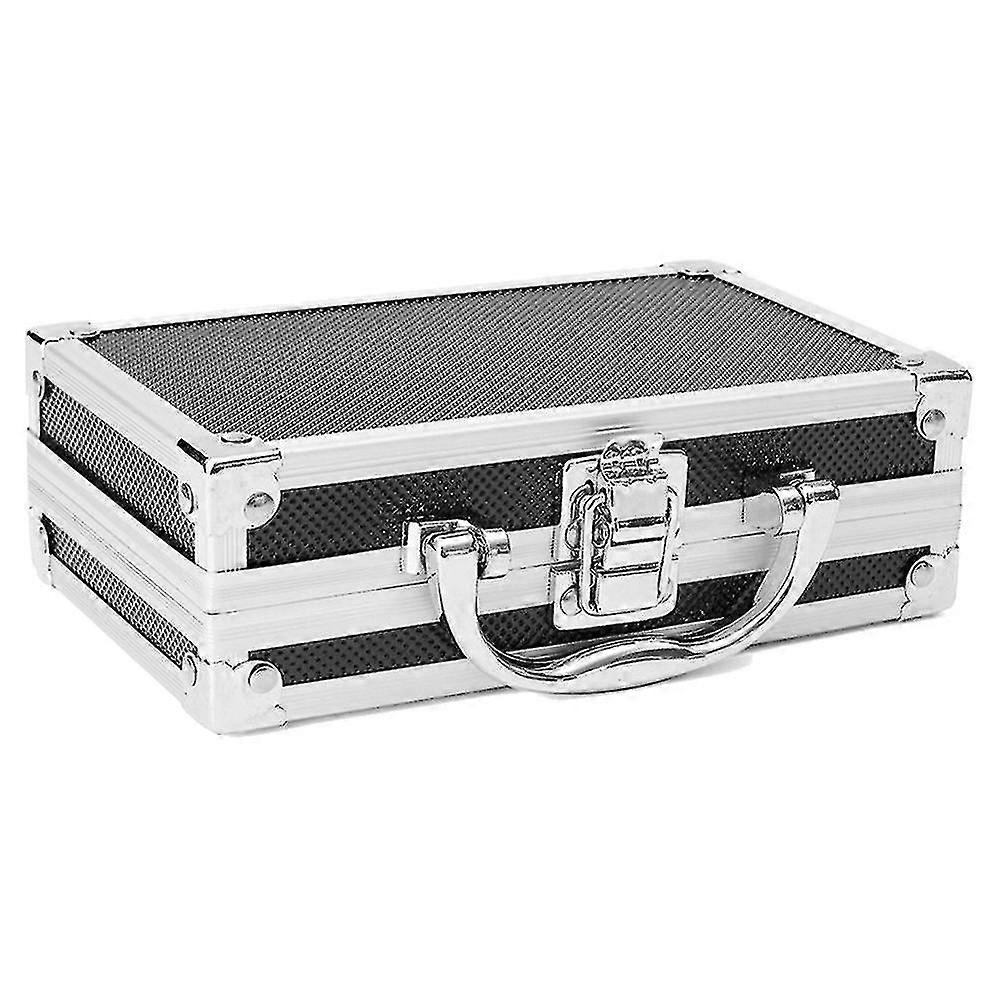 Portable Aluminum Toolbox Safety Equipment Toolbox Instrument Case Storage Case Suitcase Impact Resistant Case A