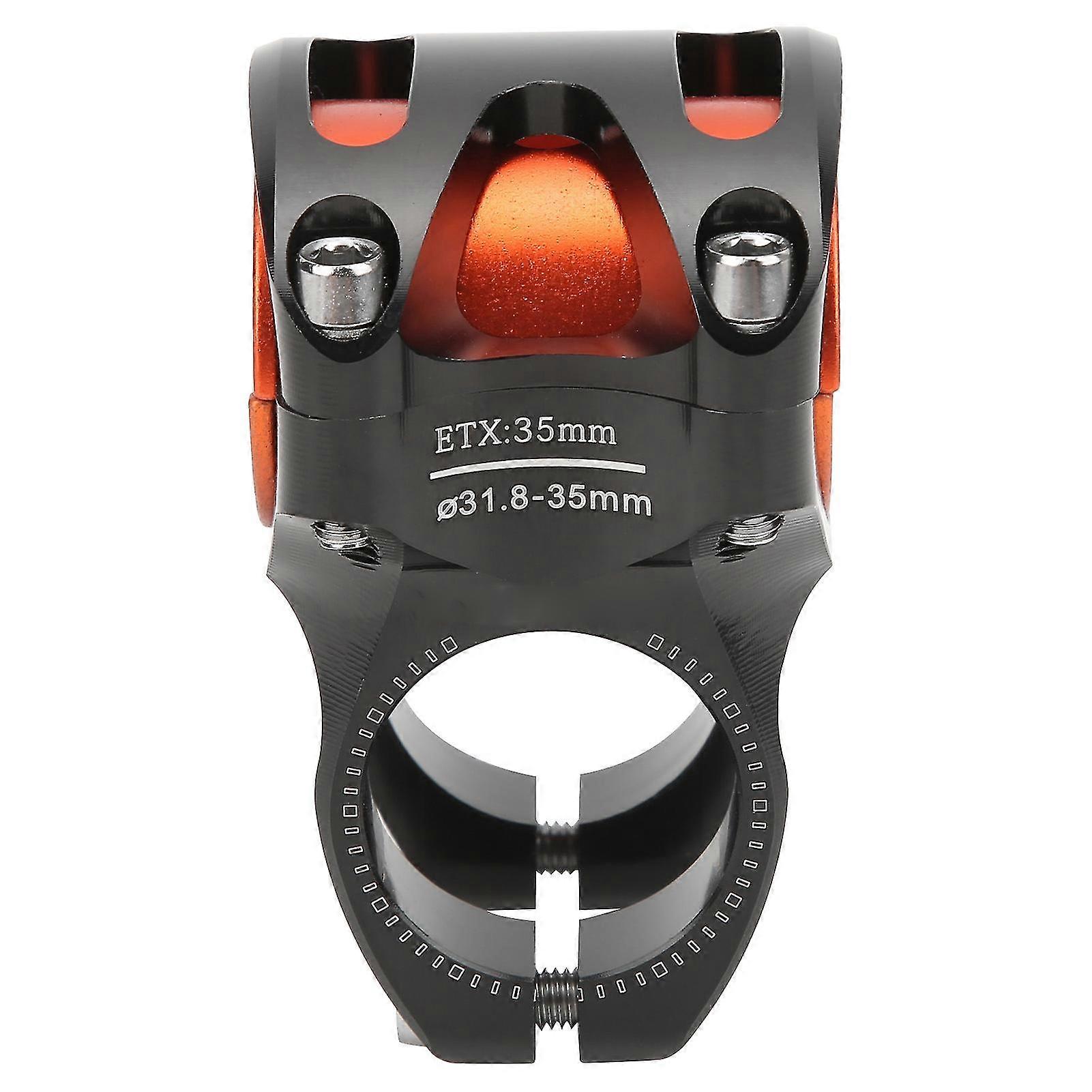 AluminumBikeHandlebarStemRiser-CANSUCC31.8/35mmShortHandleStemS35Black