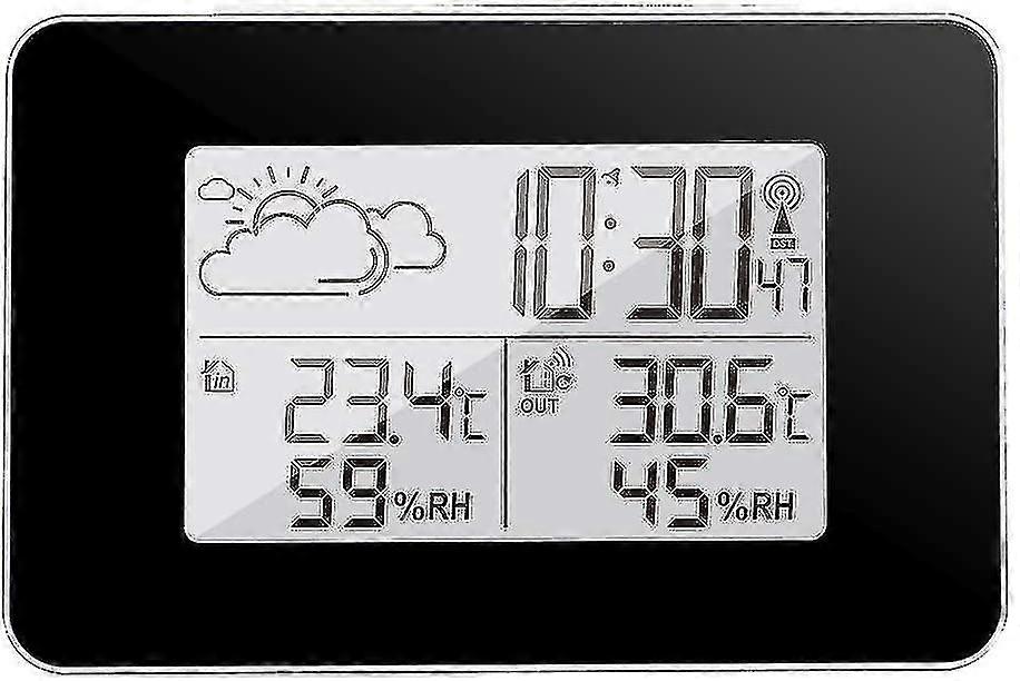 Wireless Weather Station Digital Weather Station,black