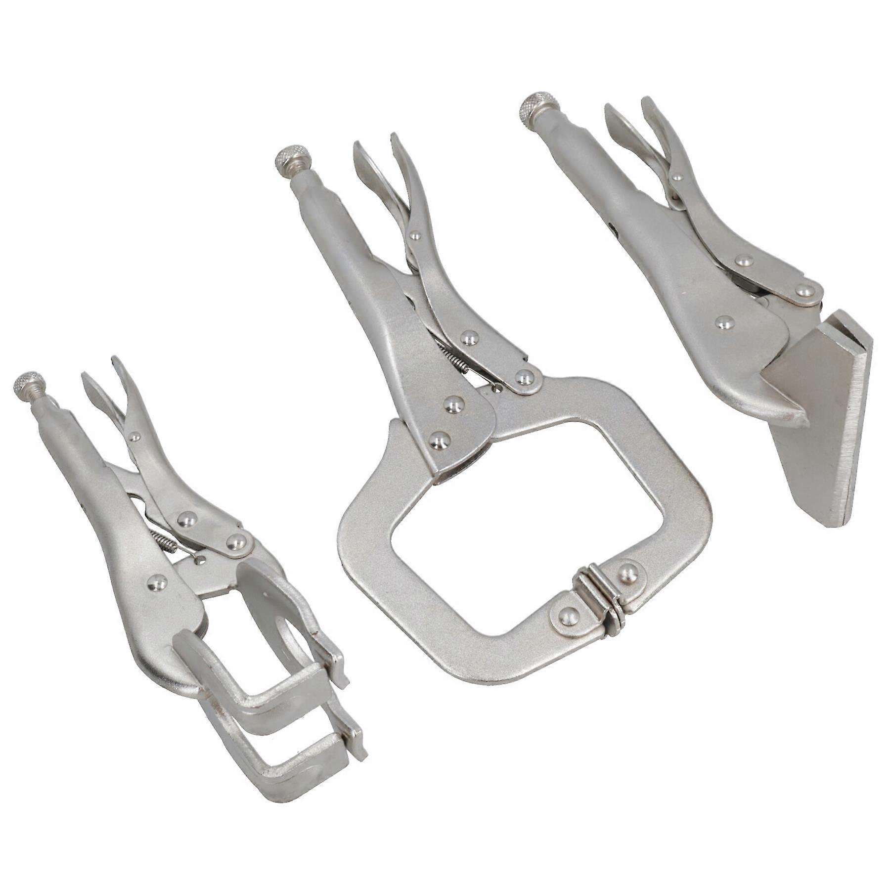 3pc Welding Clamp / Locking Grips / C Clamp / Fasteners Mole Clasp TE543