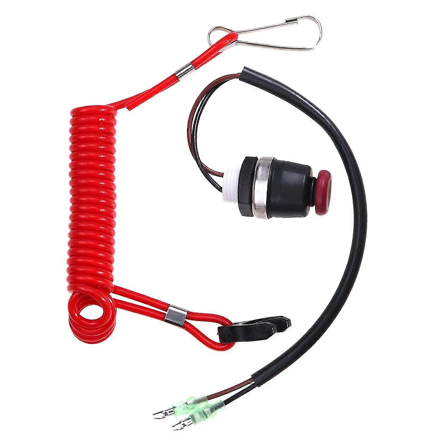 Kill Switch Cord, Outboard Engine Motor Kill Switch & Safety Lanyard for Marine Mercury Tohatsu