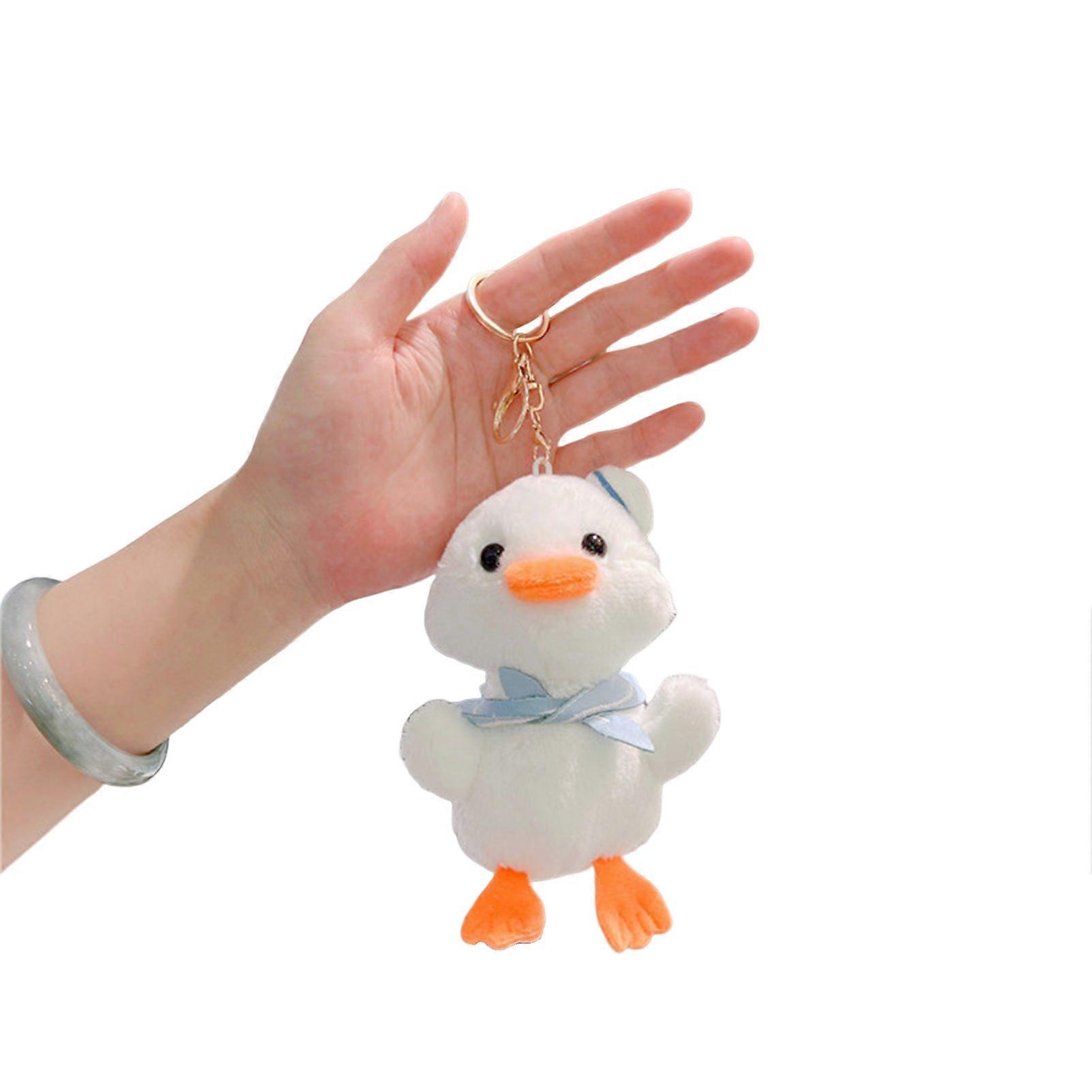 14cm Duck Plush Keychain Pendant Resistant to Pulling Squeezing and Kneading Suitable for Schoolbag Crossbody Bag