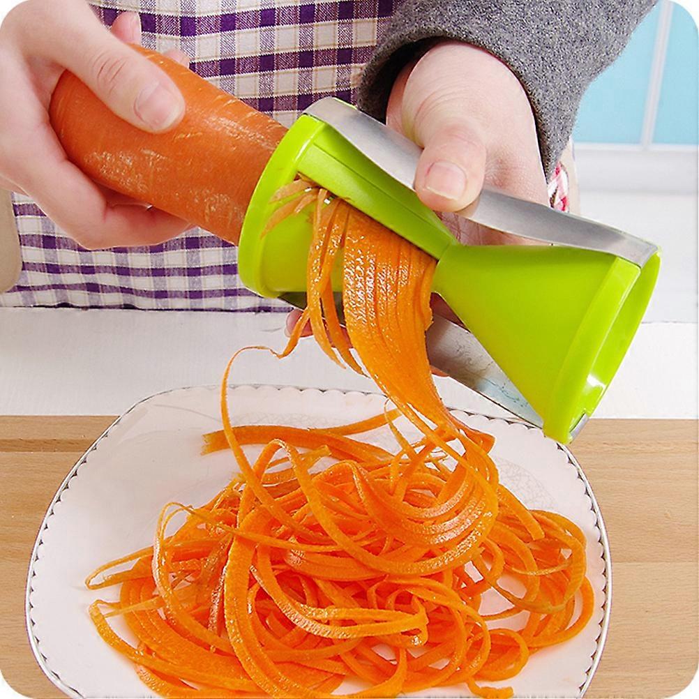 Vegetable Grater Handheld Spiral Vegetable Grater Fruit Vegetable Shredder Multifunction Save Time Kitchen Manual Shredding Tool