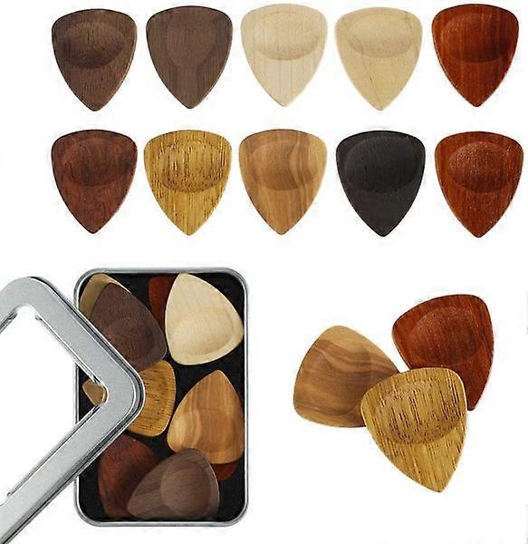 11-Piece Easy-to-Grasp Guitar Picks Set