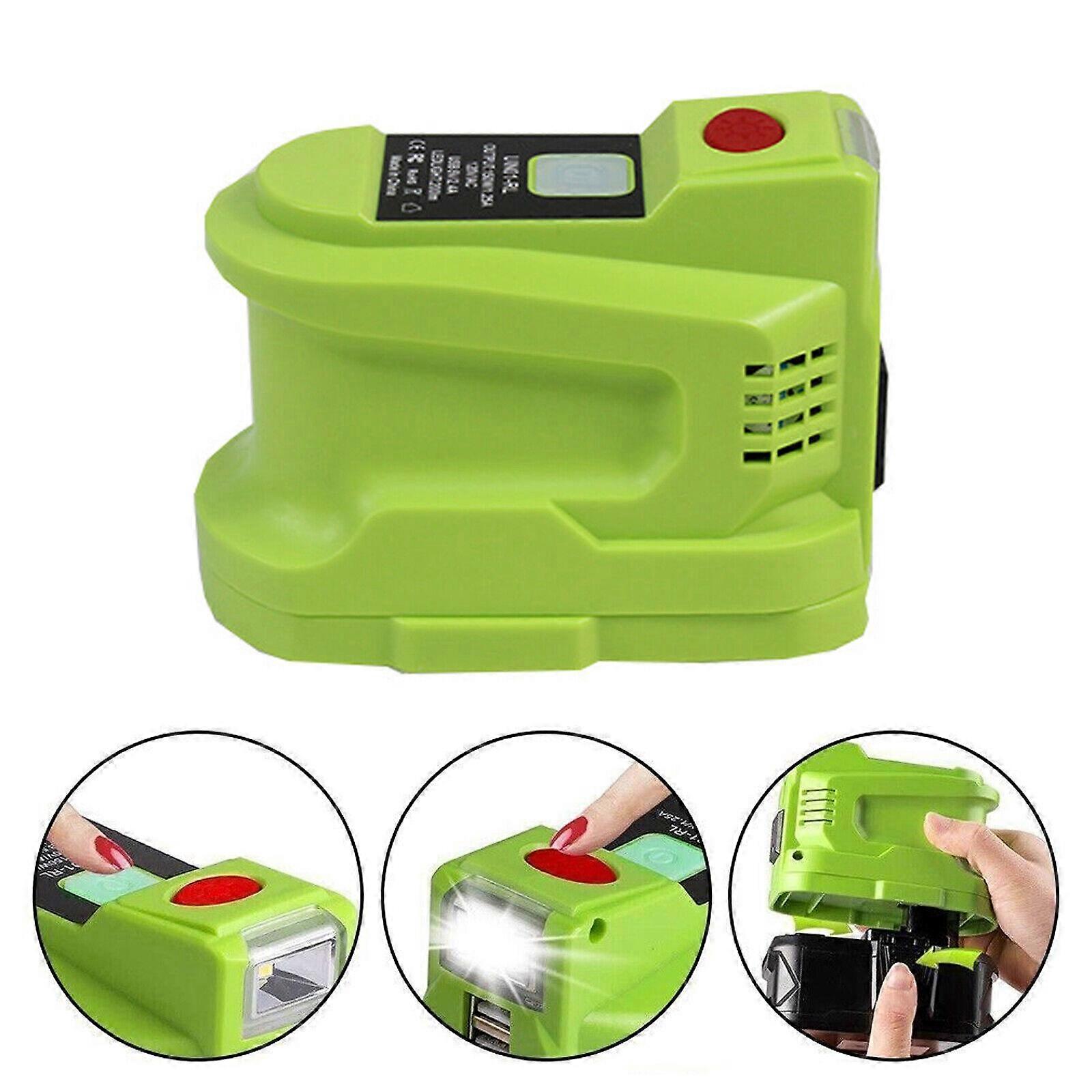 Für Ryobi 18V 150W Stromquelle Li-Ion Netzteil Wechselrichter Wechselrichter Daul USB NEU
