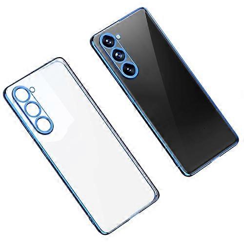 For Samsung Galaxy S23+ 5G SULADA Shockproof Plating TPU Transparent Mobile Phone Case