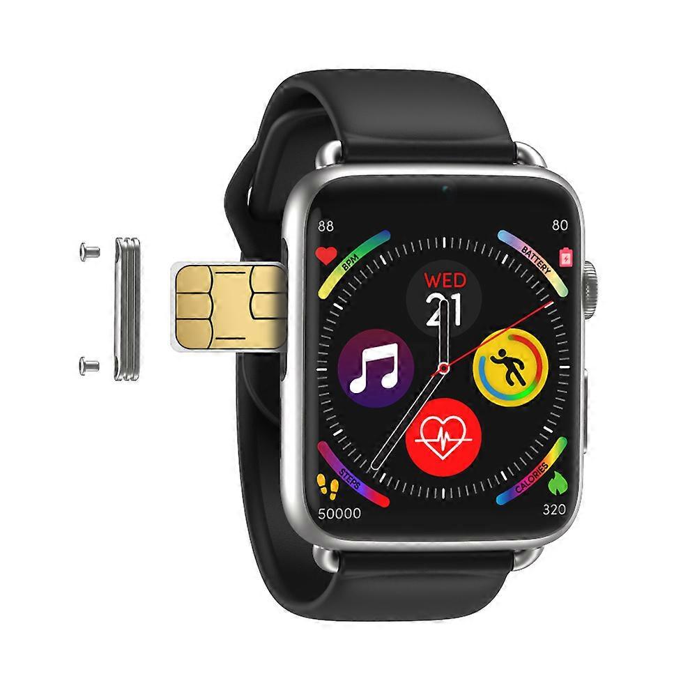Nyt 4G Smart Watch Sim-kort bygget programmerbart 1.88 tommer BLE Luksus Android 7.1 Smart Watch DM20 GPS WIFI trådløst opkald