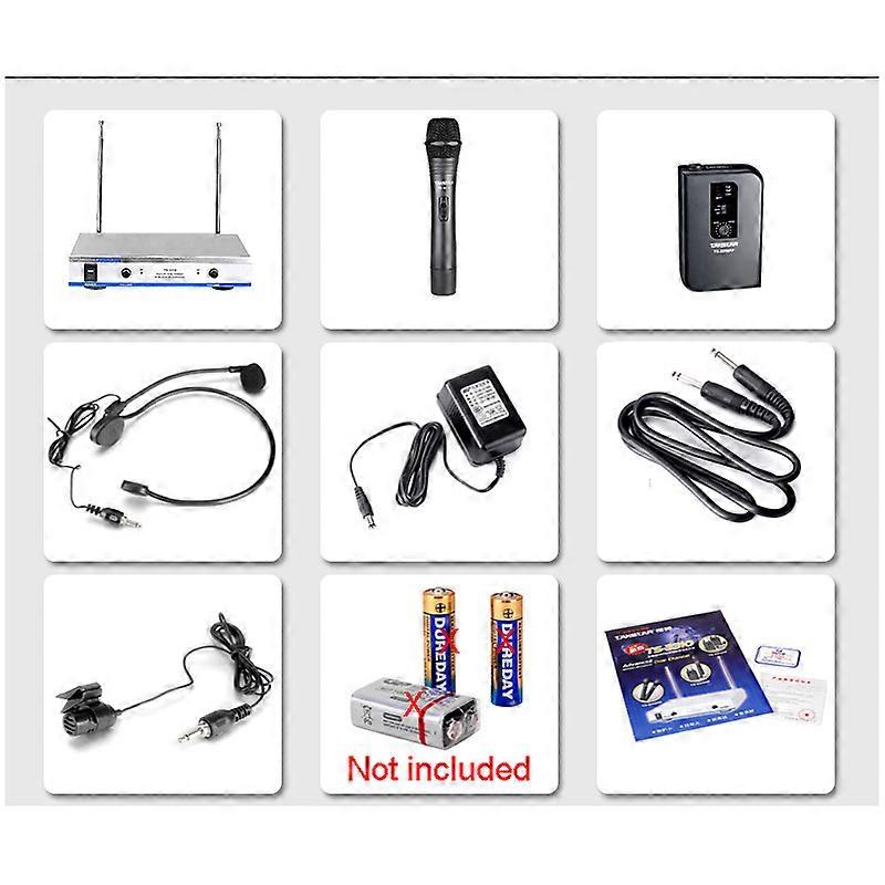 Redkid TAKSTAR TS-3310 Hand-held or collar clip or headset VHF 220-270MHz VHF wireless microphone fo