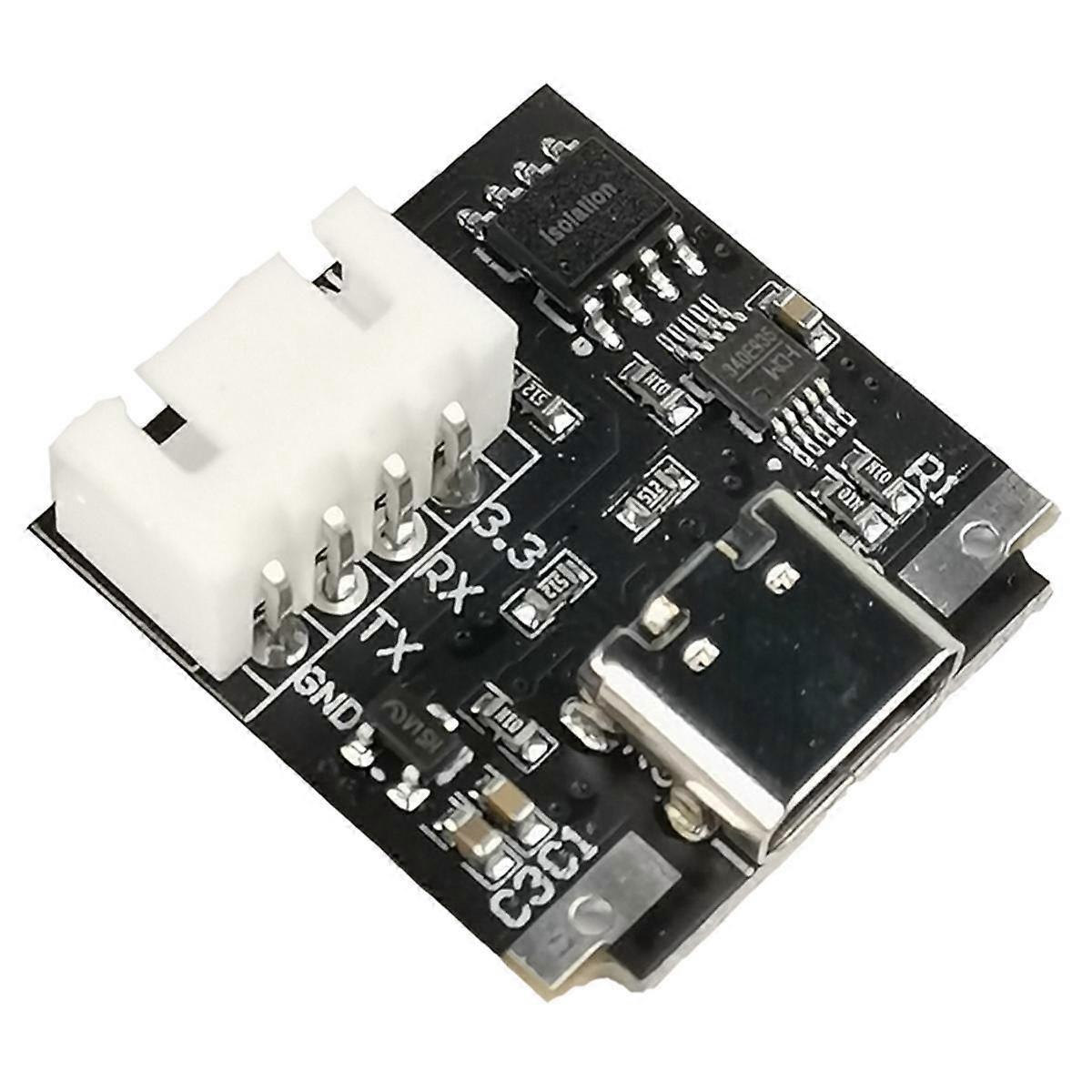 USB-C to Serial Port UART Board Module Isolated USB to TTL Module 3.3V TYPE-C Download Cable Upgrad