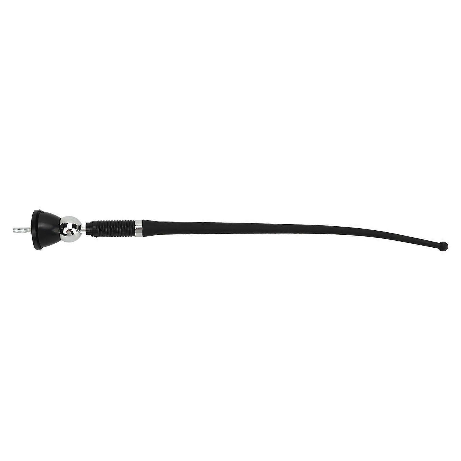 Universal 16.5cm Short Car Radio Roof Antenna With Amplifier DIN Adapter Kit