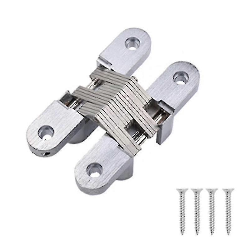 Concealed Cross Hinges Cabinet Door Foldable Hinge 180 Degree Foldable Hinge(size:3)