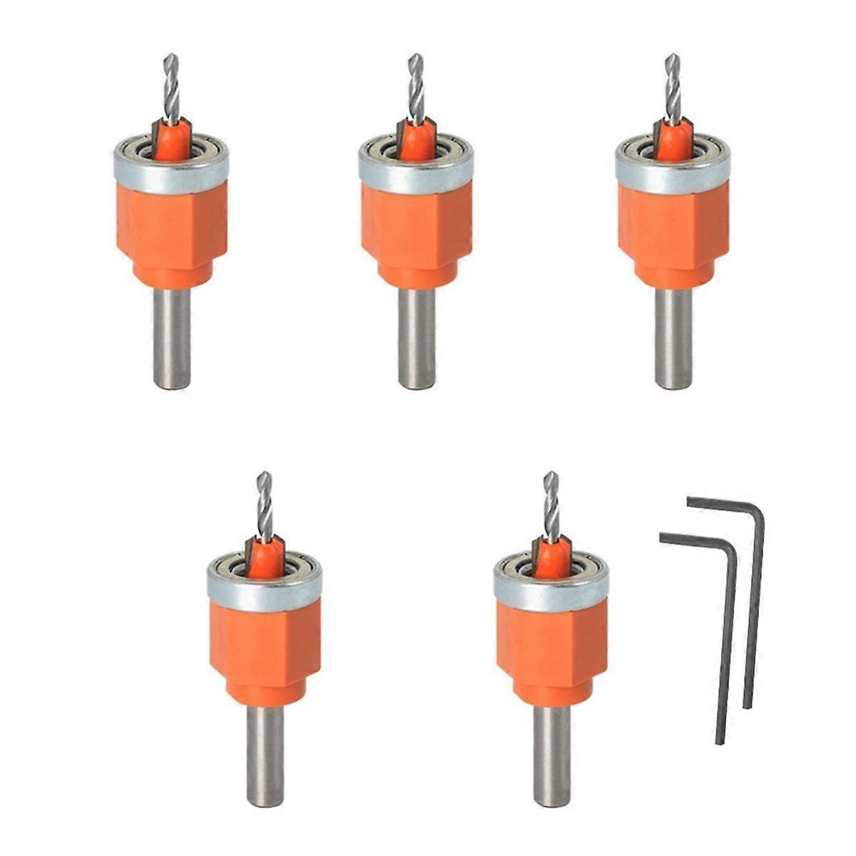 Countersink Drills Woodworking Hole Opener Drill Bit Router Core Limiter Countersunk Head Screw Ope