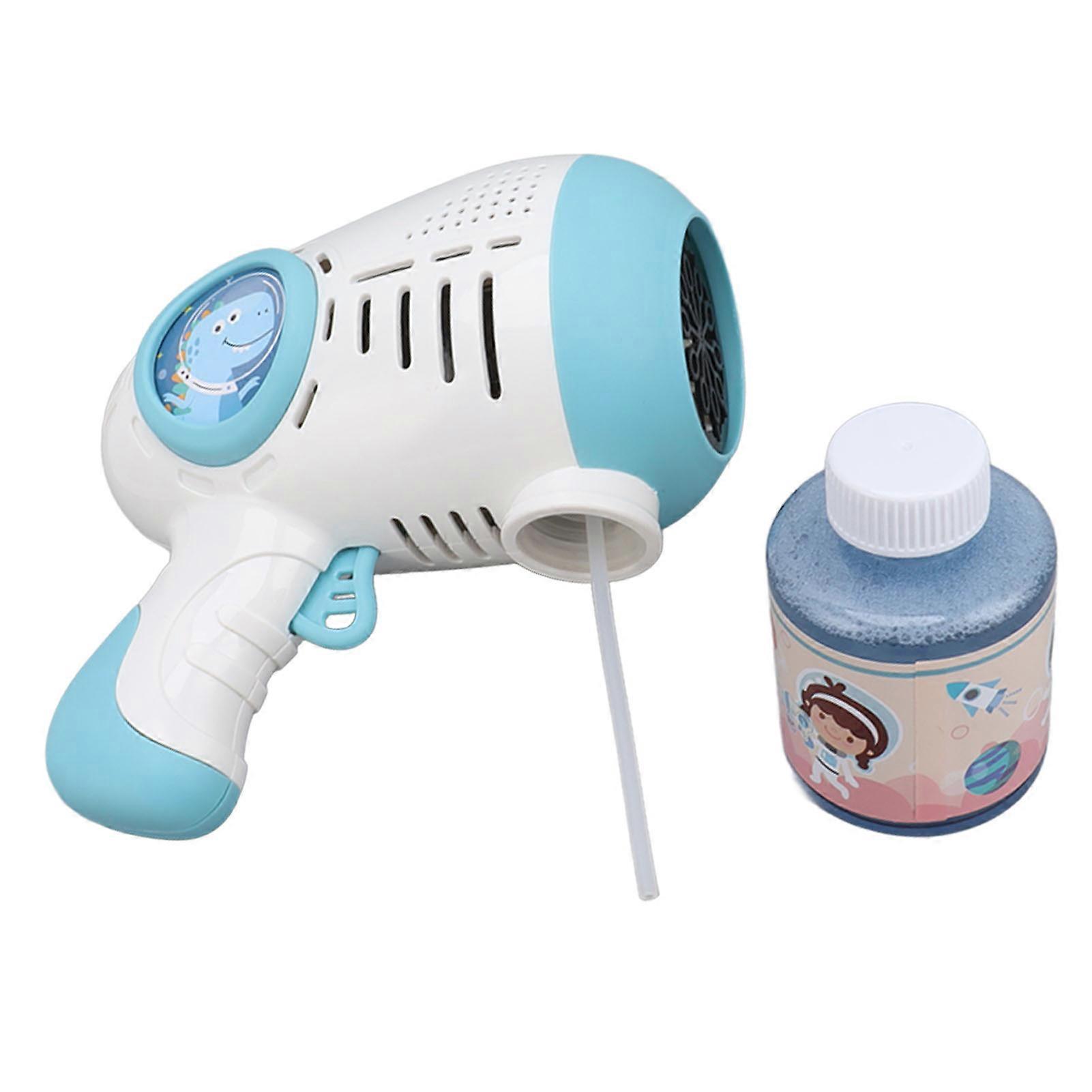 Electric Bubble Maker Handheld Leak Proof LED Light Automatic Bubble Machine for Children Summer Type 2