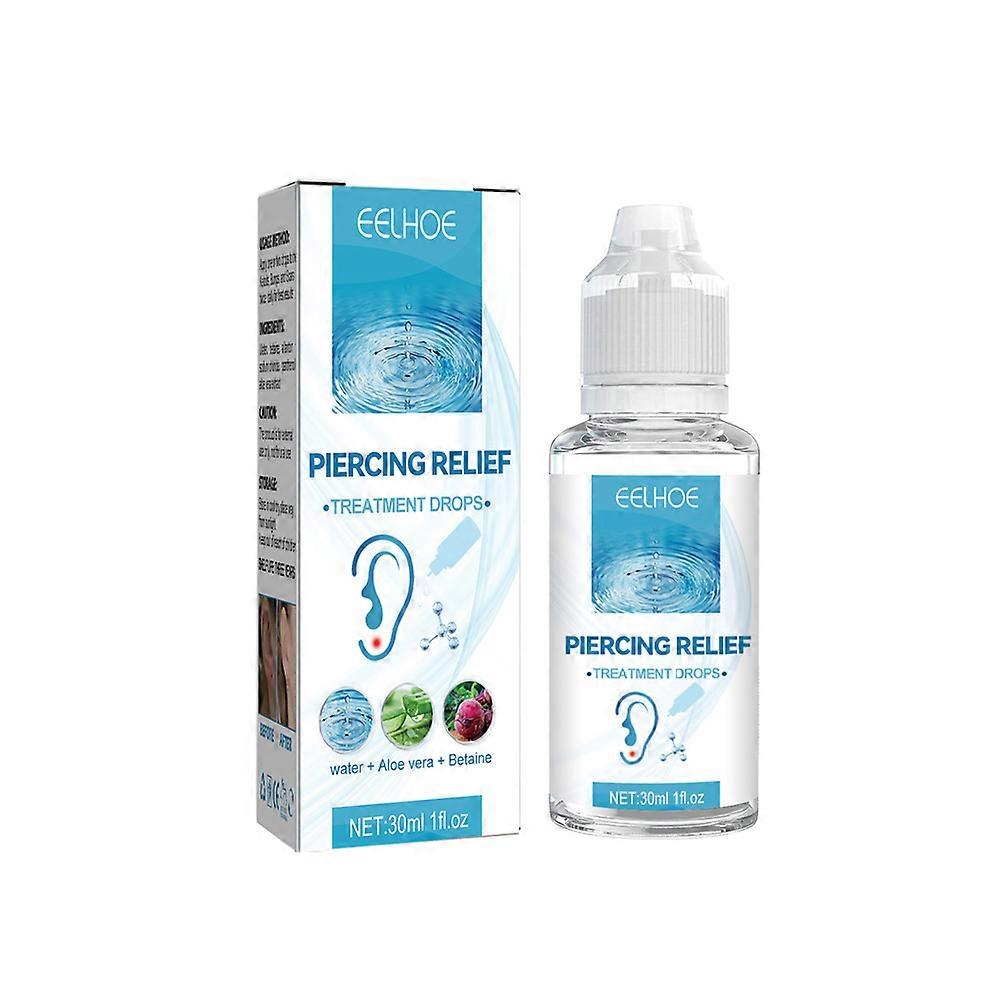 1-3Pcs 30ml Solution de soin de piercing d’oreille désinfectant Piercer de nez Aftercare Réduire les allergies Nettoyant portable à formule sûre