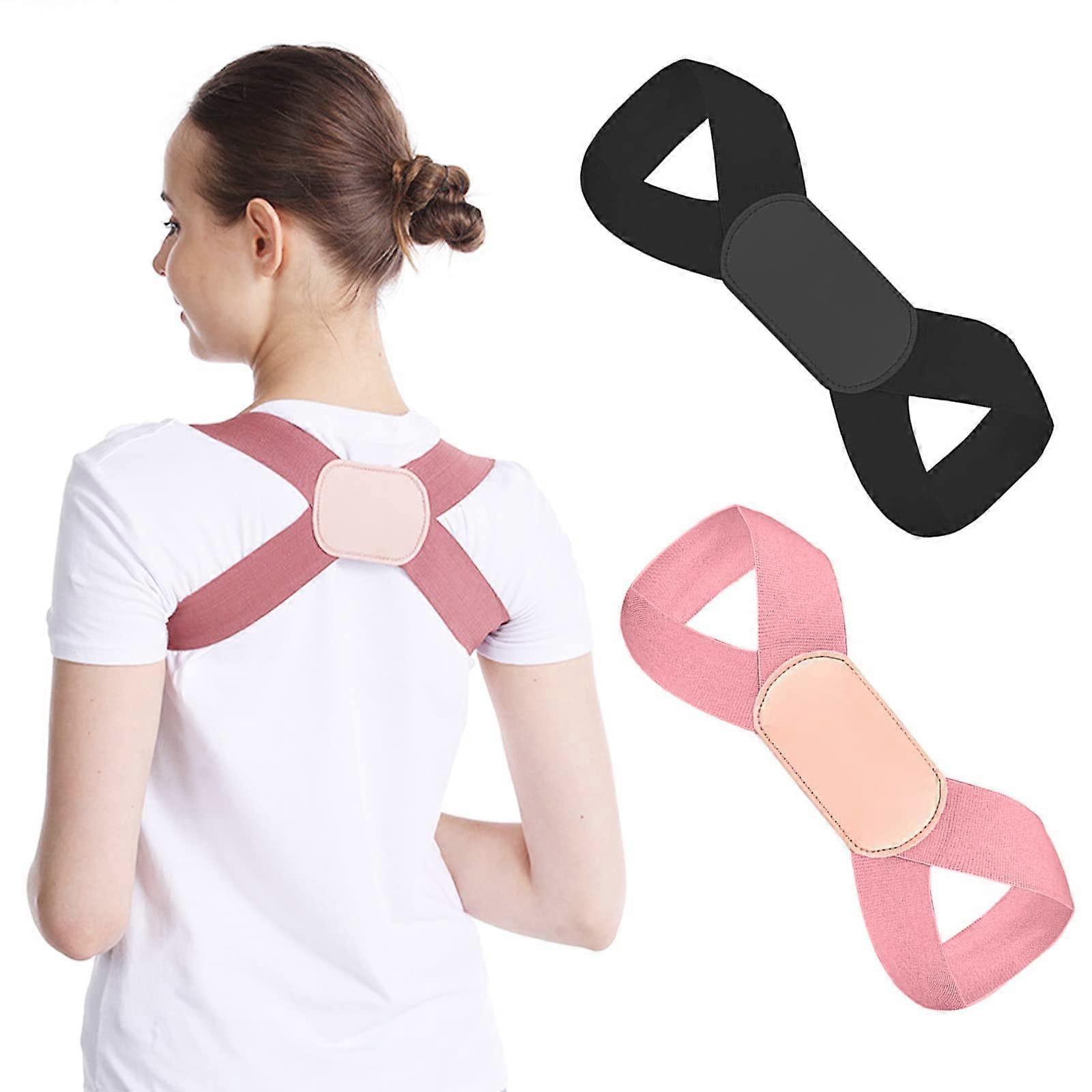 2PCS Posture Corrector For Men and Women, Posture Pro Fix,Adjustable Invisible Shoulder Straps