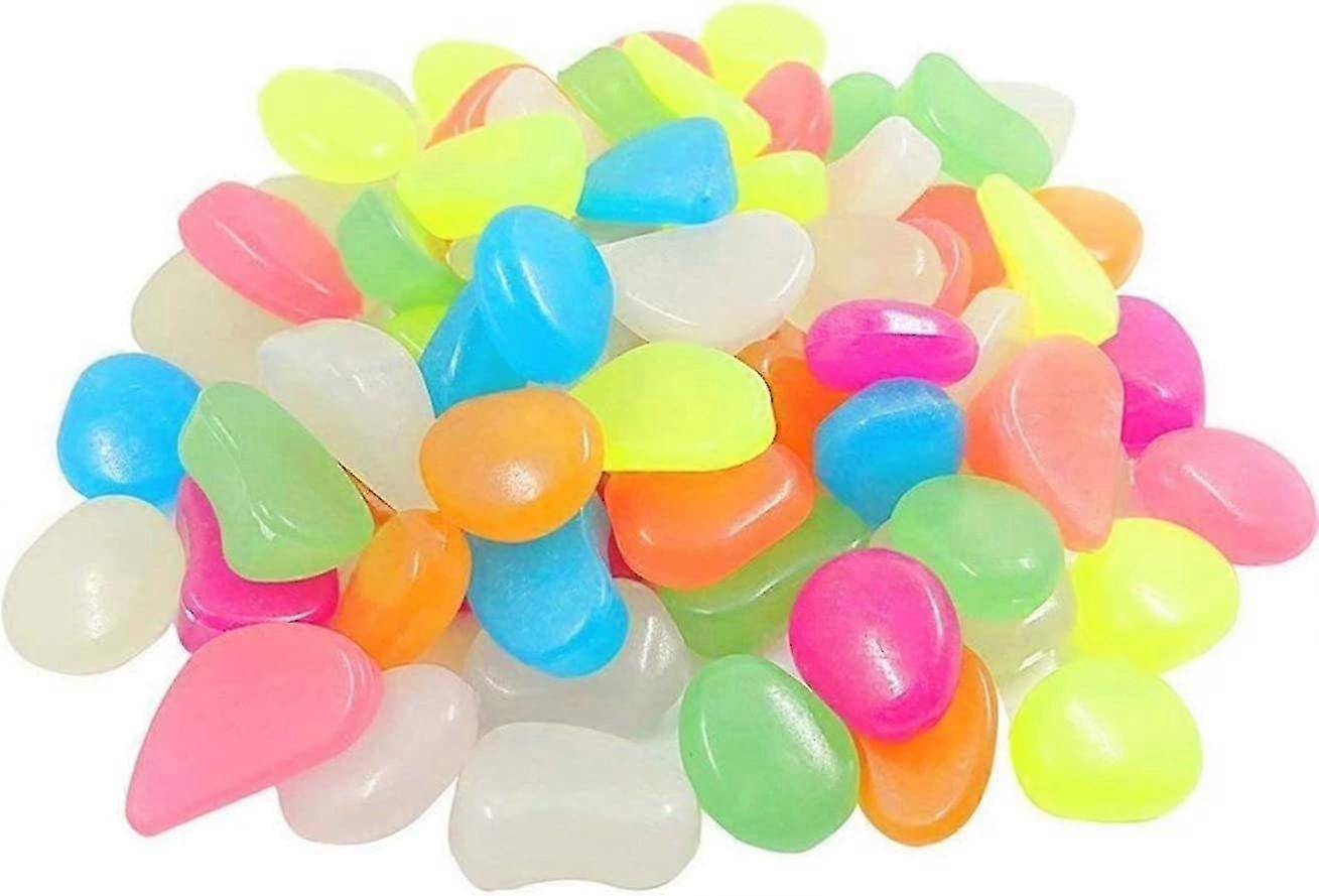 Luminous Stones 100 Pcs Iave Luminous Pebbles Glowing Stones,colorful Luminous