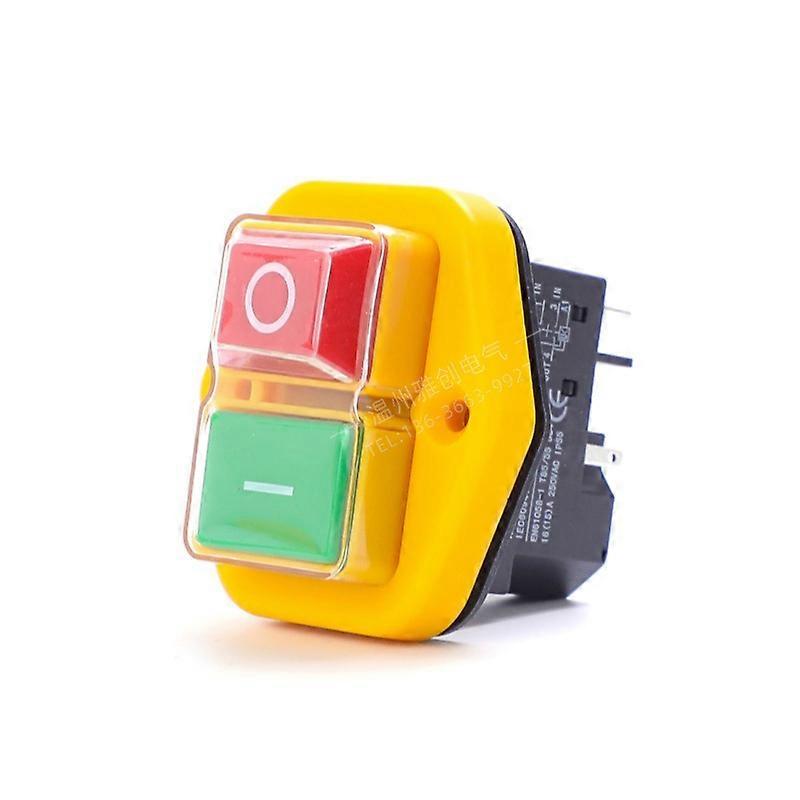 1PC button switch 220V-240V 16A 5-pin power tool switch for KJD17B