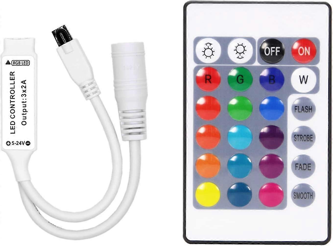 5v-24v Led Remote Control 24 Keys Rgb Led Controller