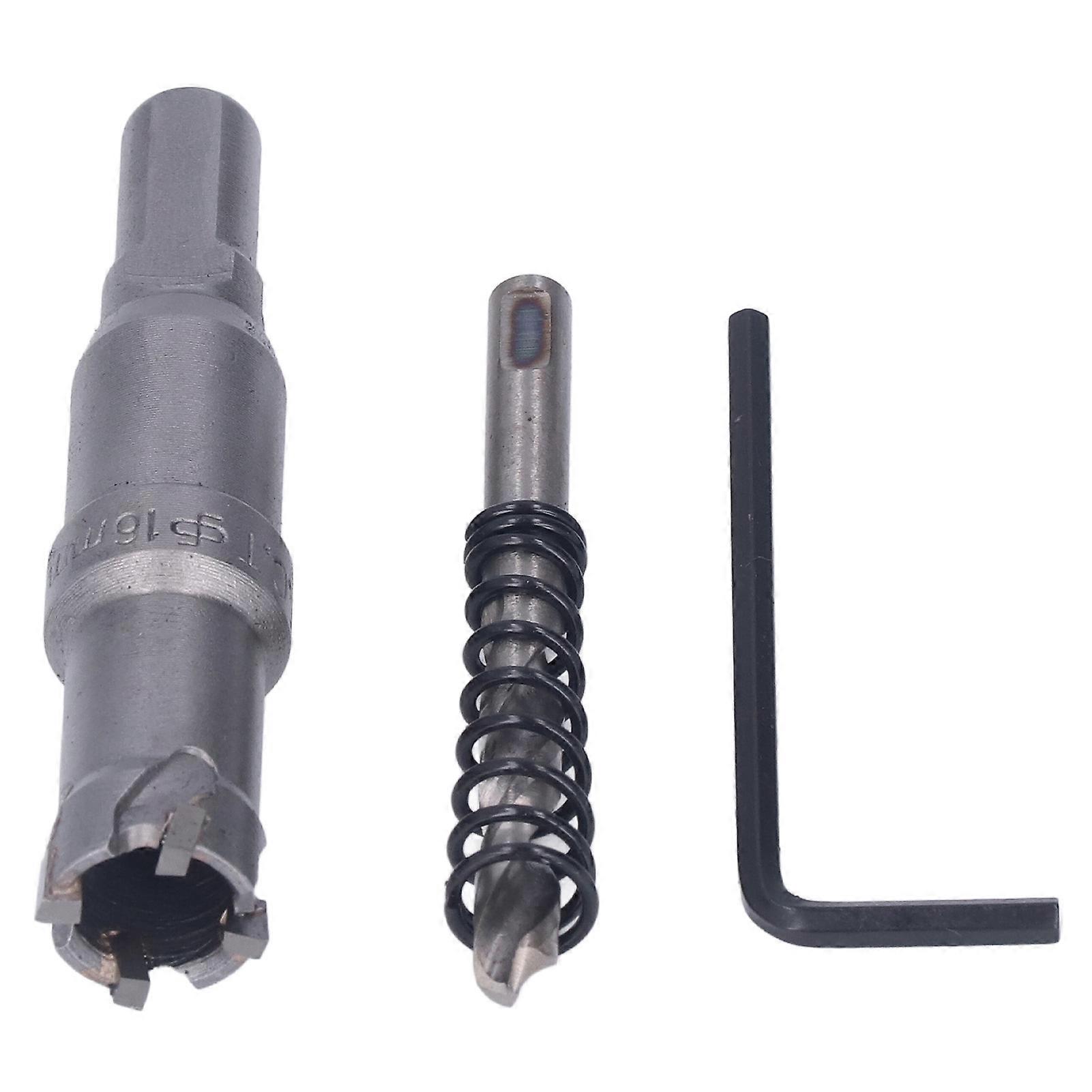 Wolframkarbid-Zähne Lochsägenschneider Industriequalität Öffnerbohrer TCT Dickes Metall 16 mm