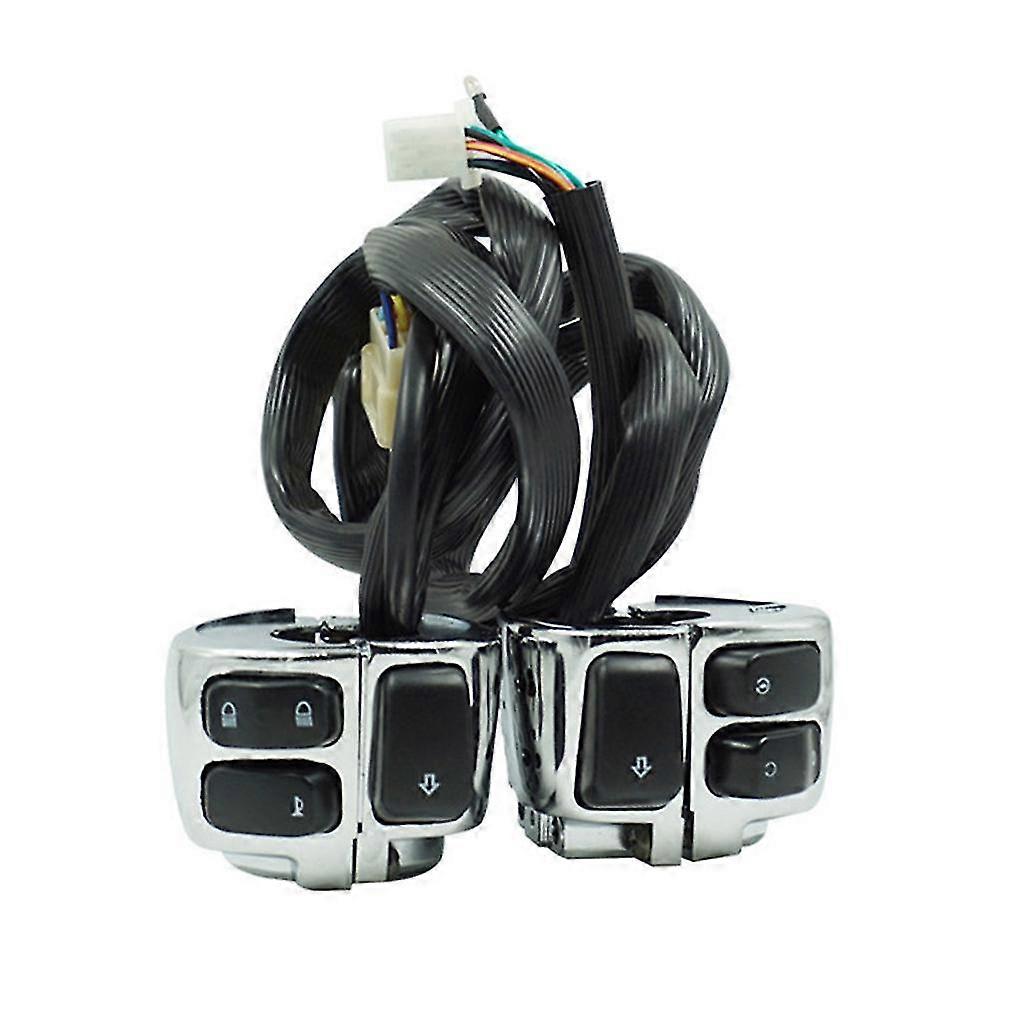 Professional 1'' Handlebar Control Switch For High/low Beam Horn Turn Signal